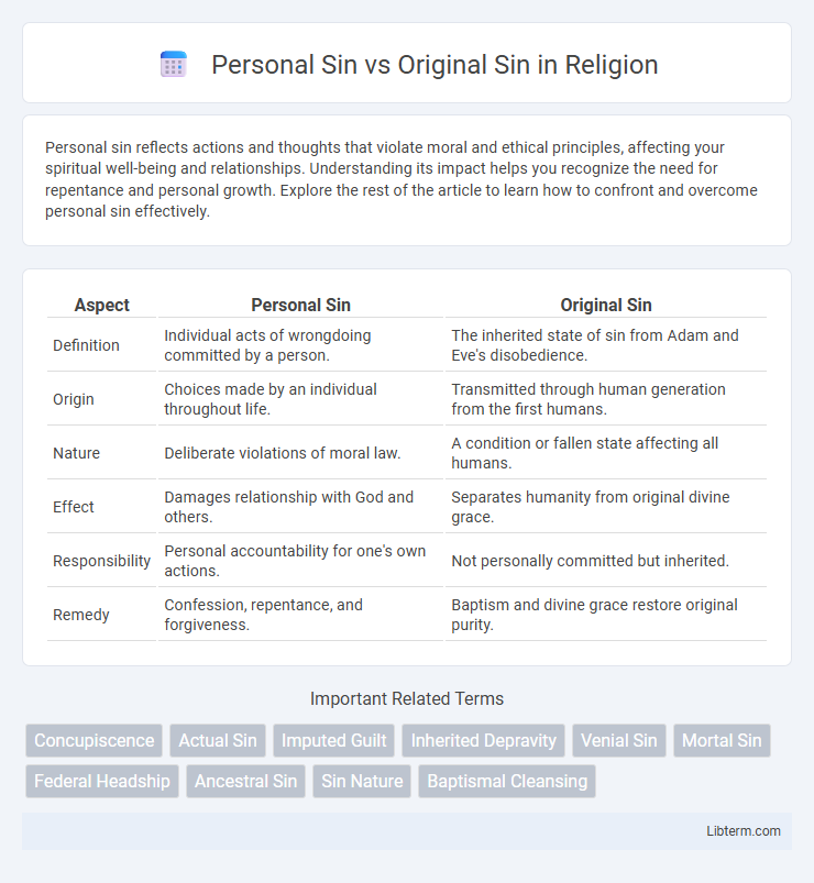 Original Sin vs Personal Sin in Religion - What is The Difference?