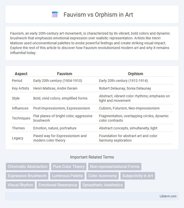 Orphism vs Fauvism in Art - What is The Difference?