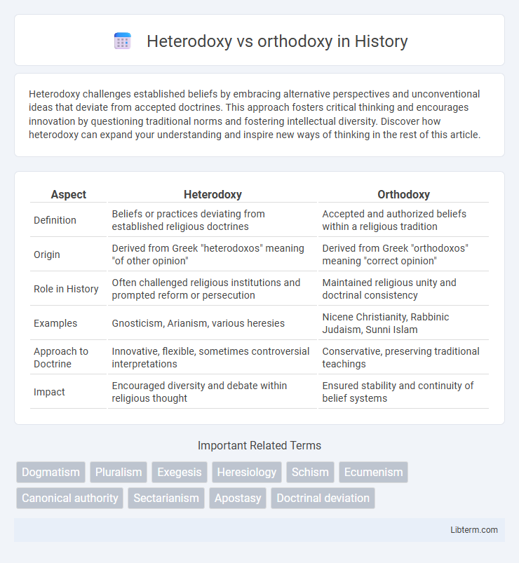 orthodoxy vs Heterodoxy in History - What is The Difference?