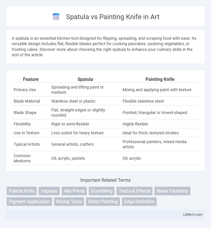 Painting Knife vs Spatula in Art - What is The Difference?