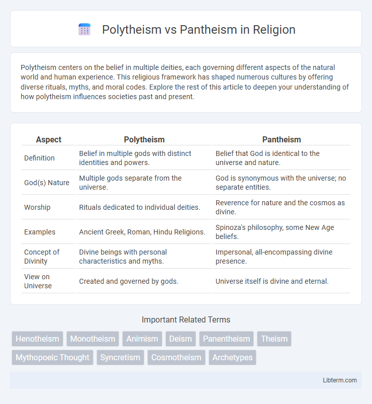 Pantheism vs Polytheism in Religion - What is The Difference?