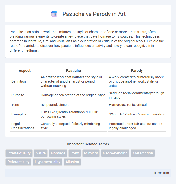 Parody vs Pastiche in Art - What is The Difference?
