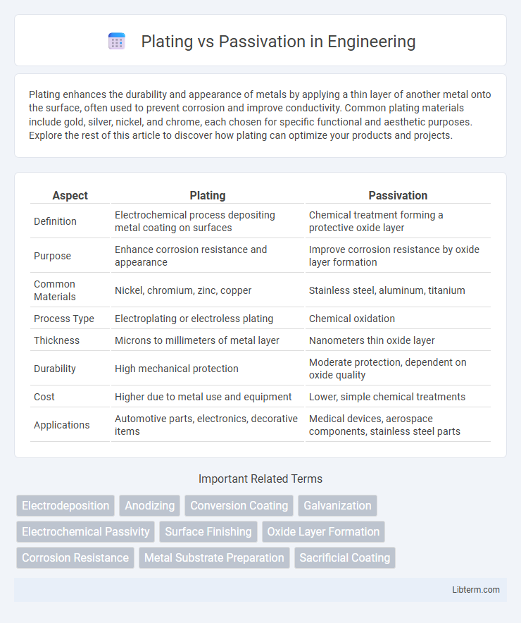 Passivation vs Plating in Engineering - What is The Difference?