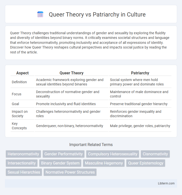 Patriarchy vs Queer Theory in Culture - What is The Difference?