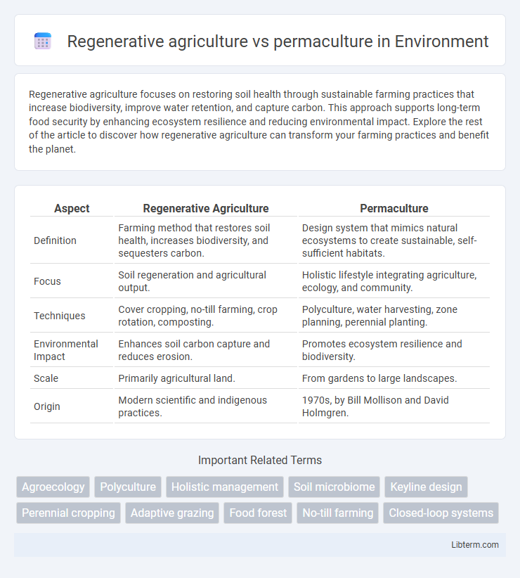 permaculture vs Regenerative agriculture in Environment - What is The Difference?