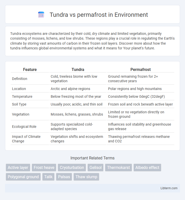 permafrost vs Tundra in Environment - What is The Difference?