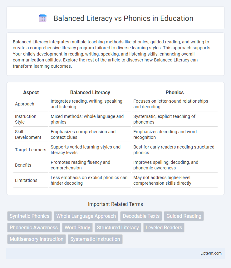 Phonics vs Balanced Literacy in Education - What is The Difference?