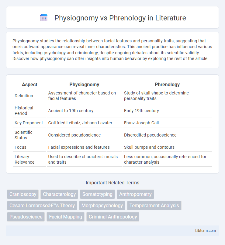 Phrenology vs Physiognomy in Literature - What is The Difference?