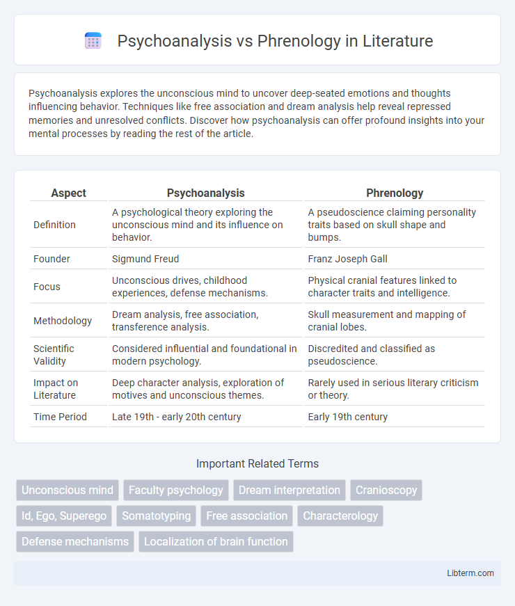 Phrenology vs Psychoanalysis in Literature - What is The Difference?