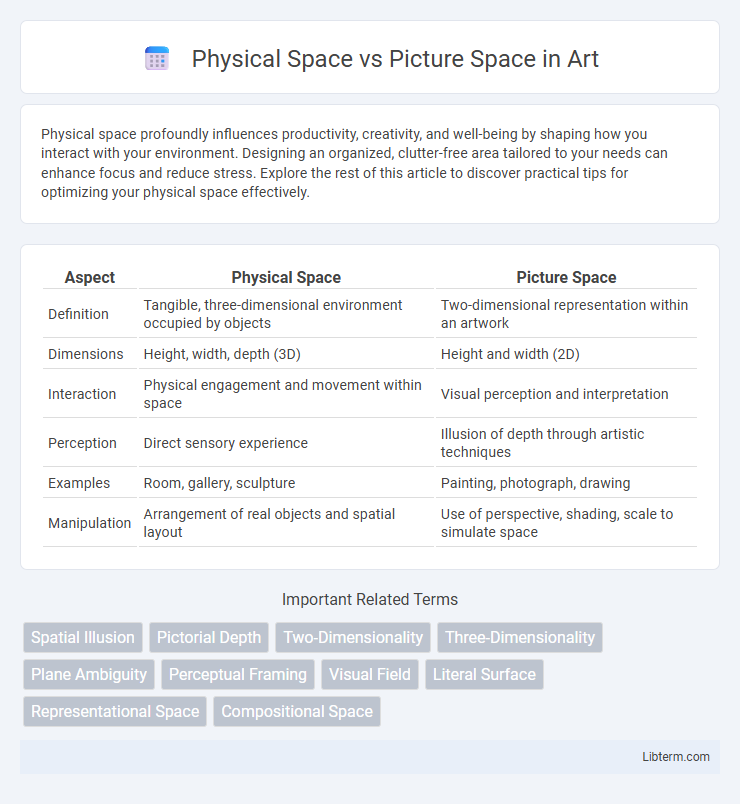 Picture Space vs Physical Space in Art - What is The Difference?