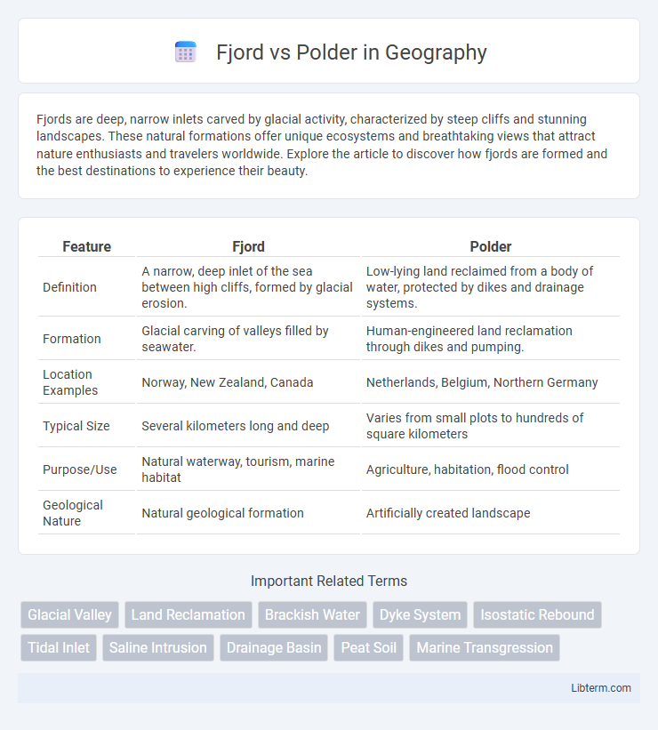 Polder vs Fjord in Geography - What is The Difference?