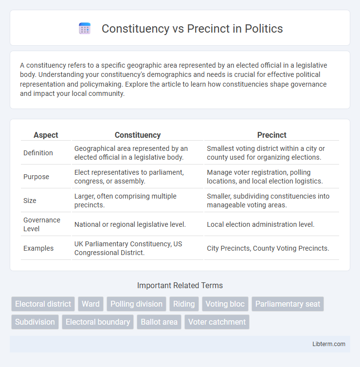 Precinct vs Constituency in Politics - What is The Difference?