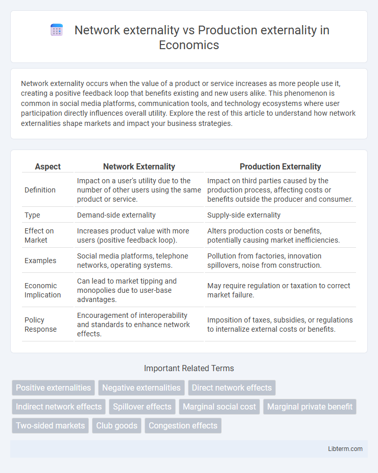 Production externality vs Network externality in Economics - What is The Difference?