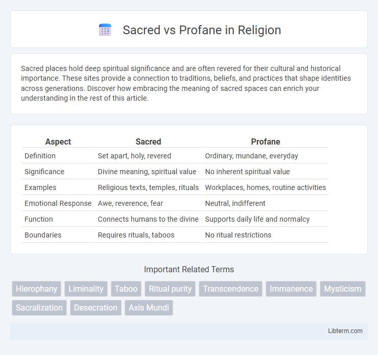 Profane vs Sacred in Religion - What is The Difference?