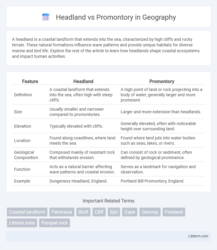 Promontory vs Headland in Geography - What is The Difference?