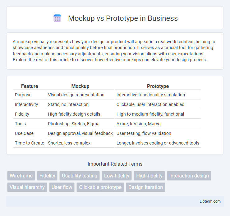 Prototype vs Mockup in Business - What is The Difference?