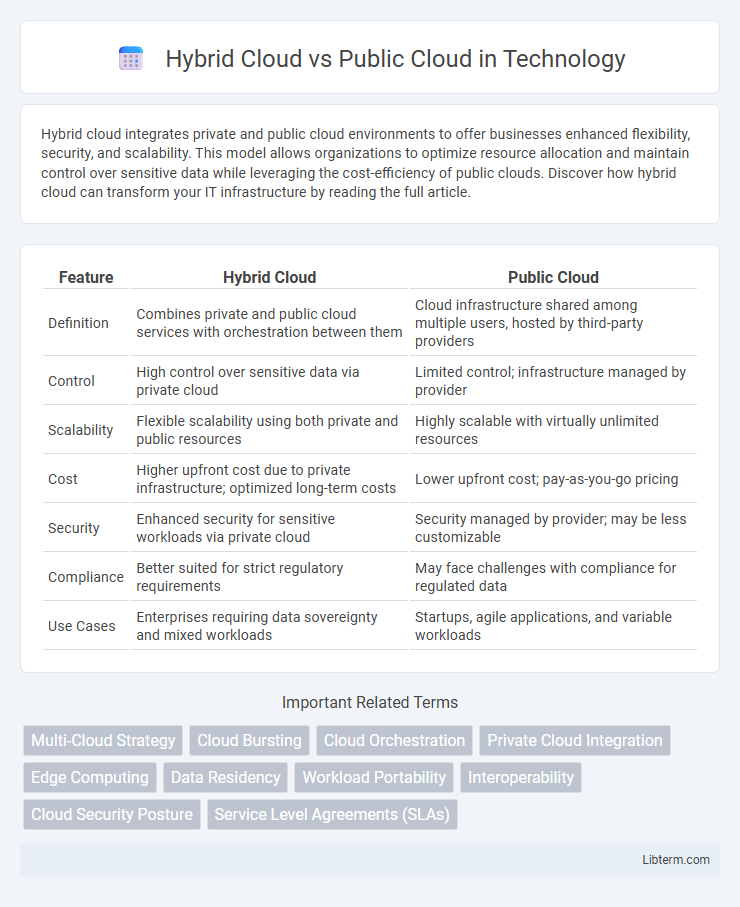 Public Cloud vs Hybrid Cloud in Technology - What is The Difference?