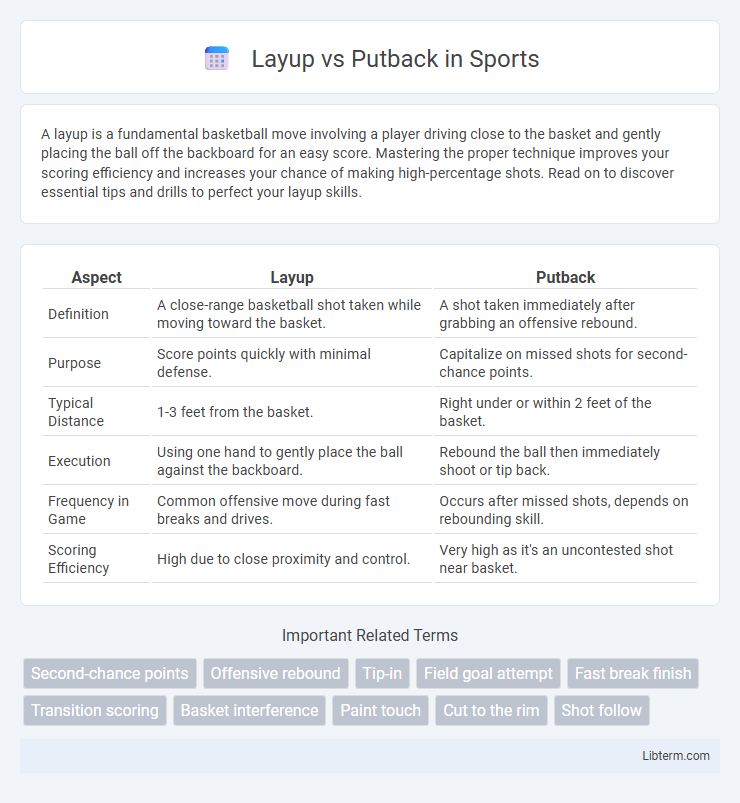 Putback vs Layup in Sports - What is The Difference?