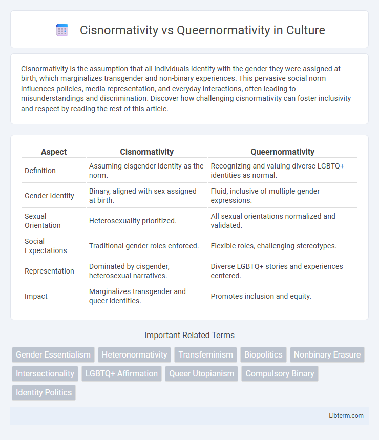 Queernormativity vs Cisnormativity in Culture - What is The Difference?