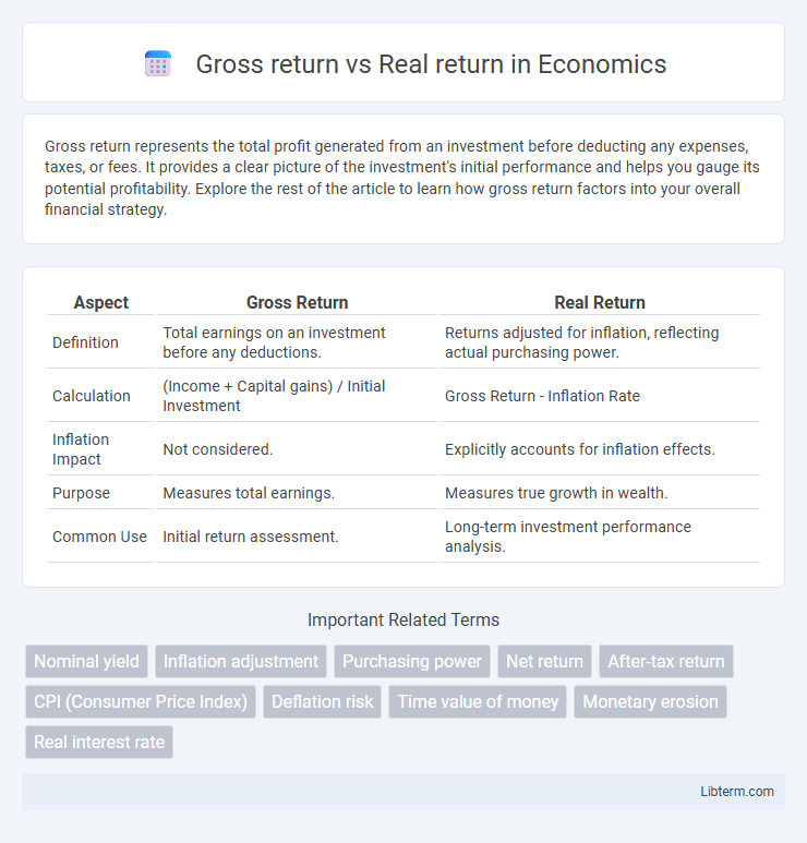 Real return vs Gross return in Economics - What is The Difference?