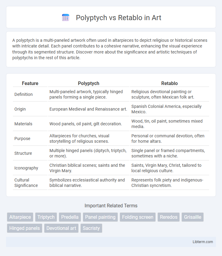 Retablo vs Polyptych in Art - What is The Difference?