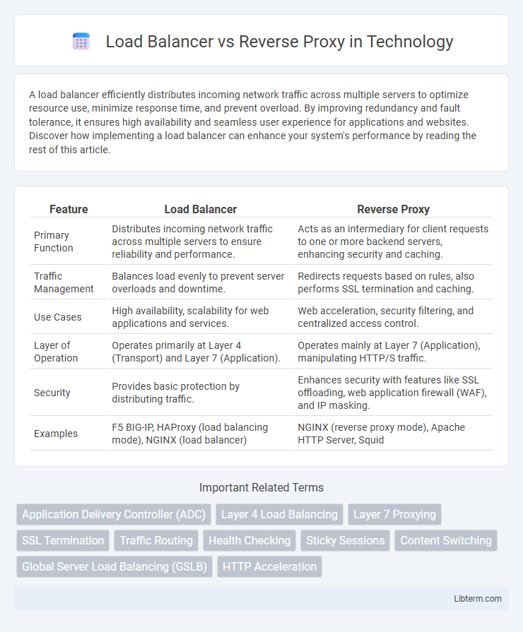 Reverse Proxy vs Load Balancer in Technology - What is The Difference?