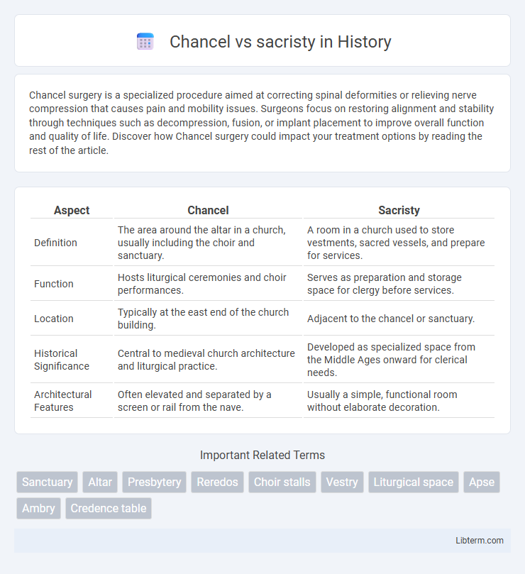 sacristy vs Chancel in History - What is The Difference?
