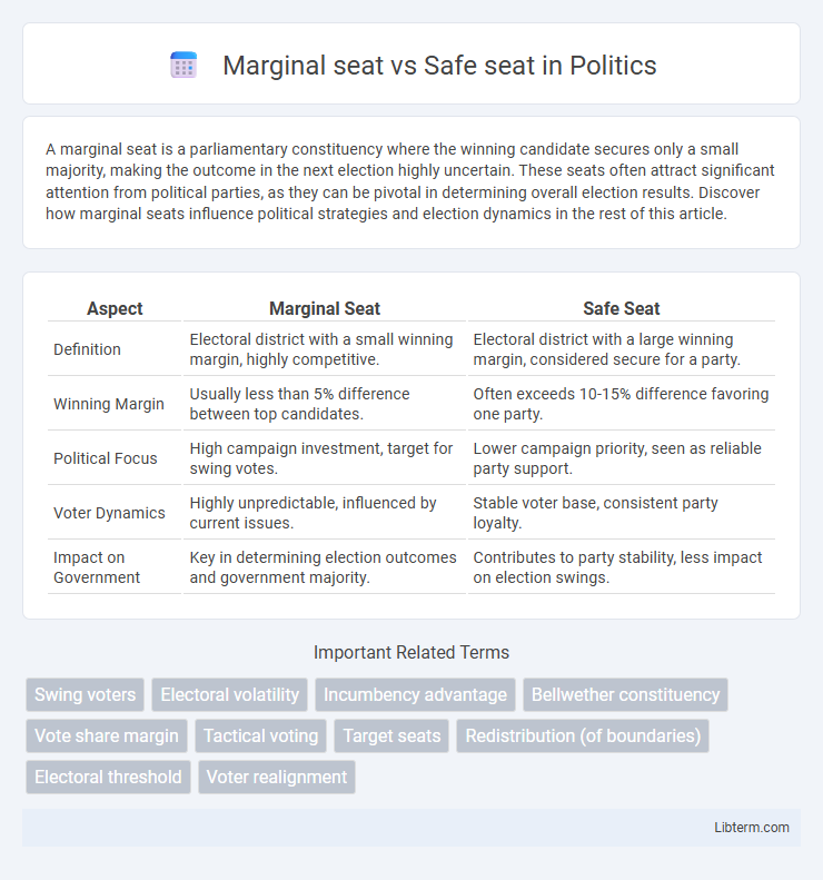 Safe seat vs Marginal seat in Politics - What is The Difference?
