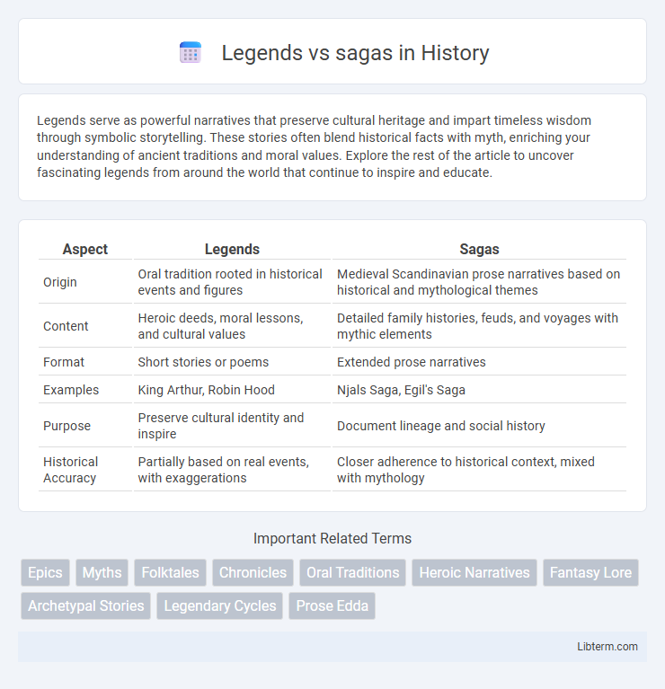 sagas vs Legends in History - What is The Difference?