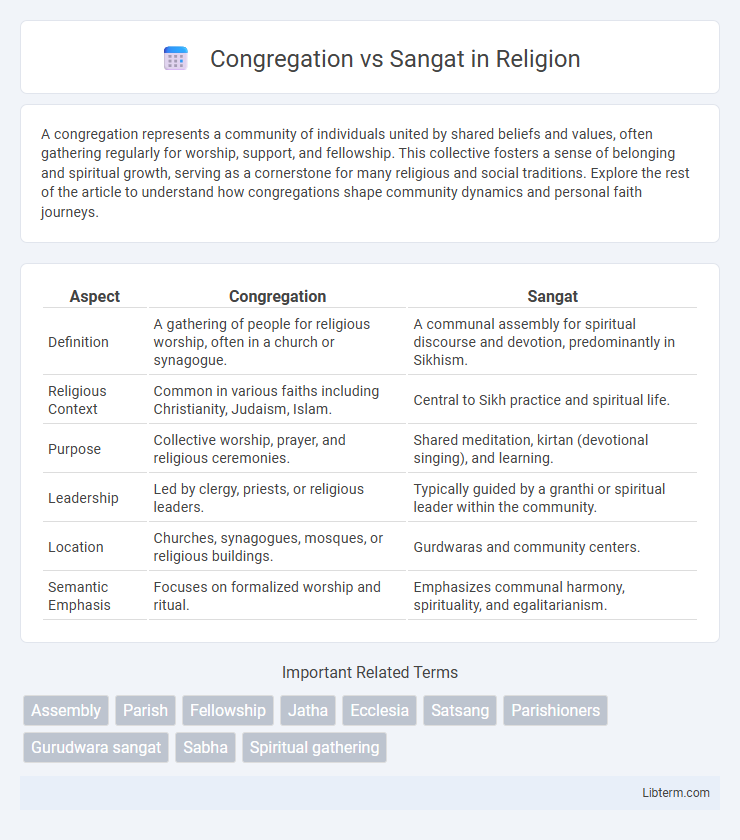 Sangat vs Congregation in Religion - What is The Difference?