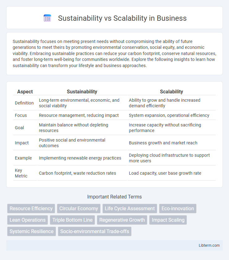 Scalability vs Sustainability in Business - What is The Difference?