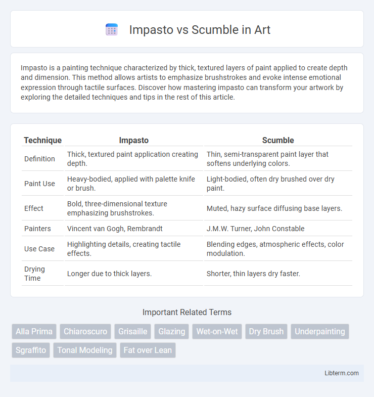 Scumble vs Impasto in Art - What is The Difference?