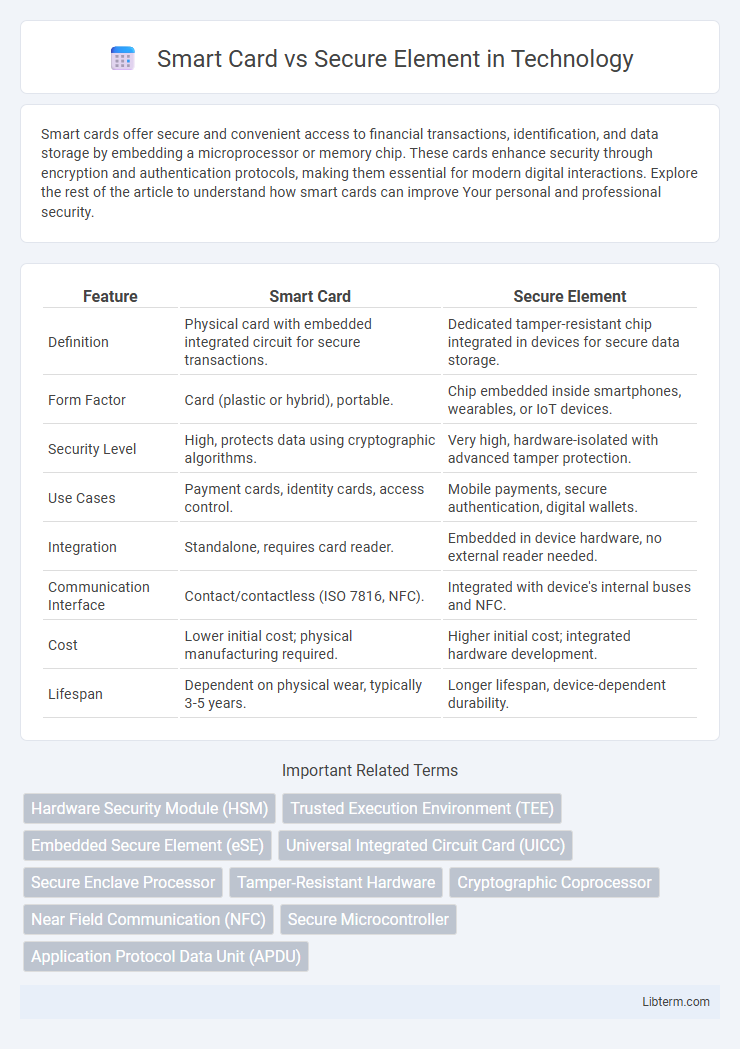 Secure Element vs Smart Card in Technology - What is The Difference?