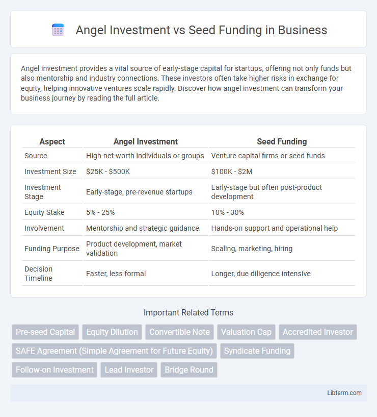 Seed Funding vs Angel Investment in Business - What is The Difference?