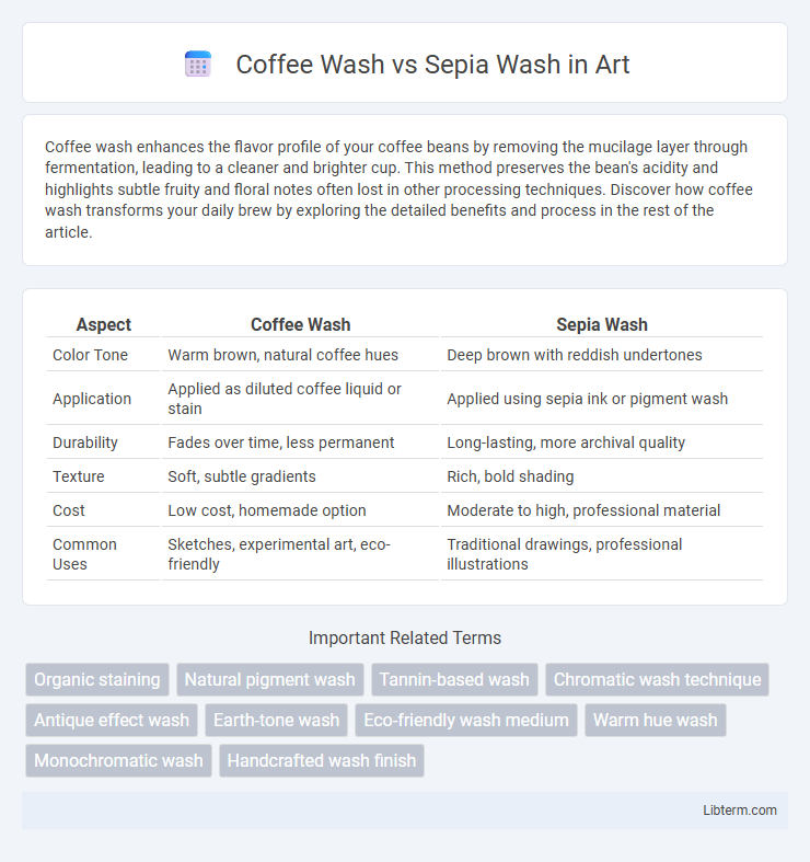 Sepia Wash vs Coffee Wash in Art - What is The Difference?