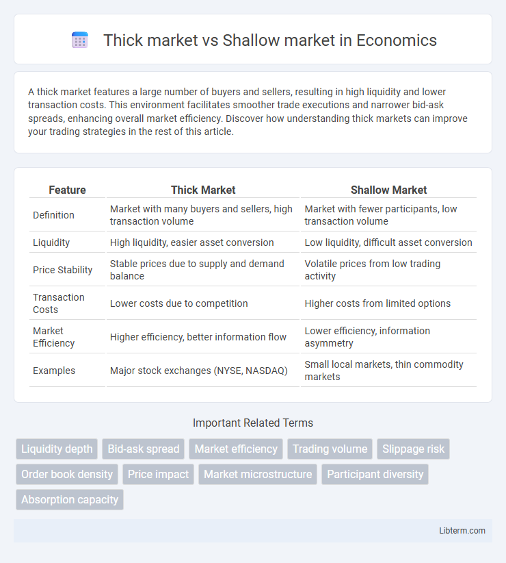 Shallow market vs Thick market in Economics - What is The Difference?