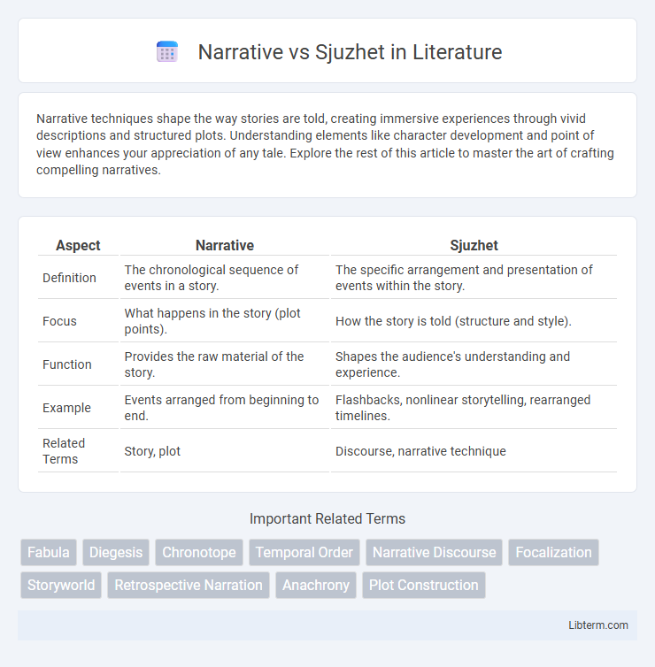 Sjuzhet vs Narrative in Literature - What is The Difference?