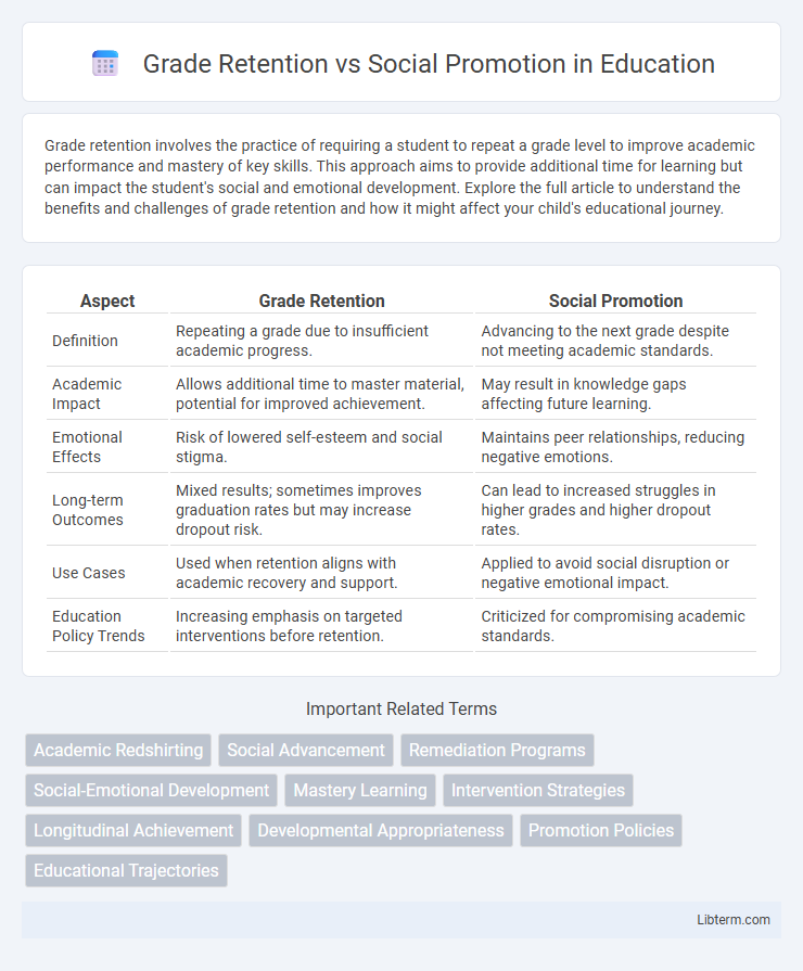 Social Promotion vs Grade Retention in Education - What is The Difference?