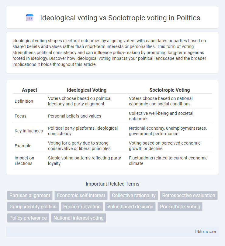 Sociotropic voting vs Ideological voting in Politics - What is The Difference?