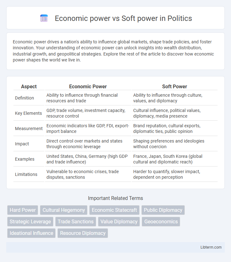 Soft power vs Economic power in Politics - What is The Difference?