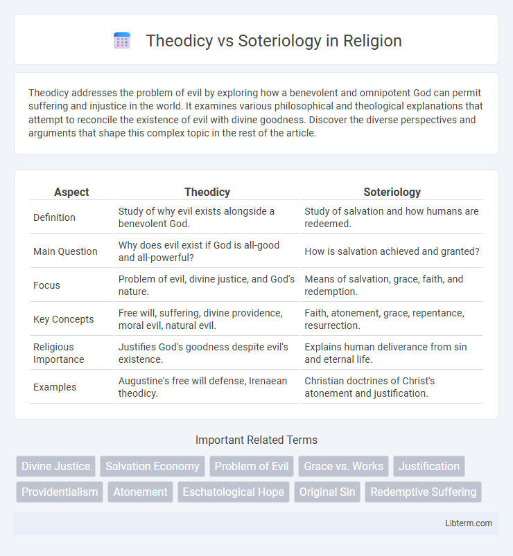 Soteriology vs Theodicy in Religion - What is The Difference?