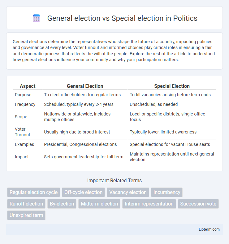 Special election vs General election in Politics - What is The Difference?