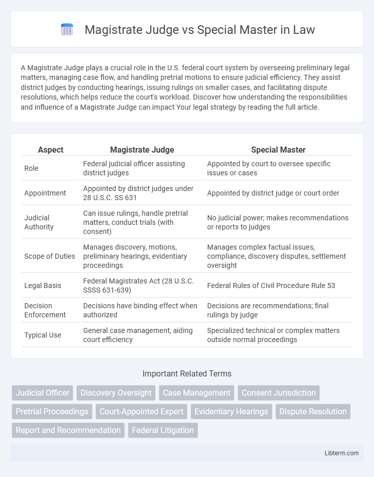 Special Master vs Magistrate Judge in Law - What is The Difference?