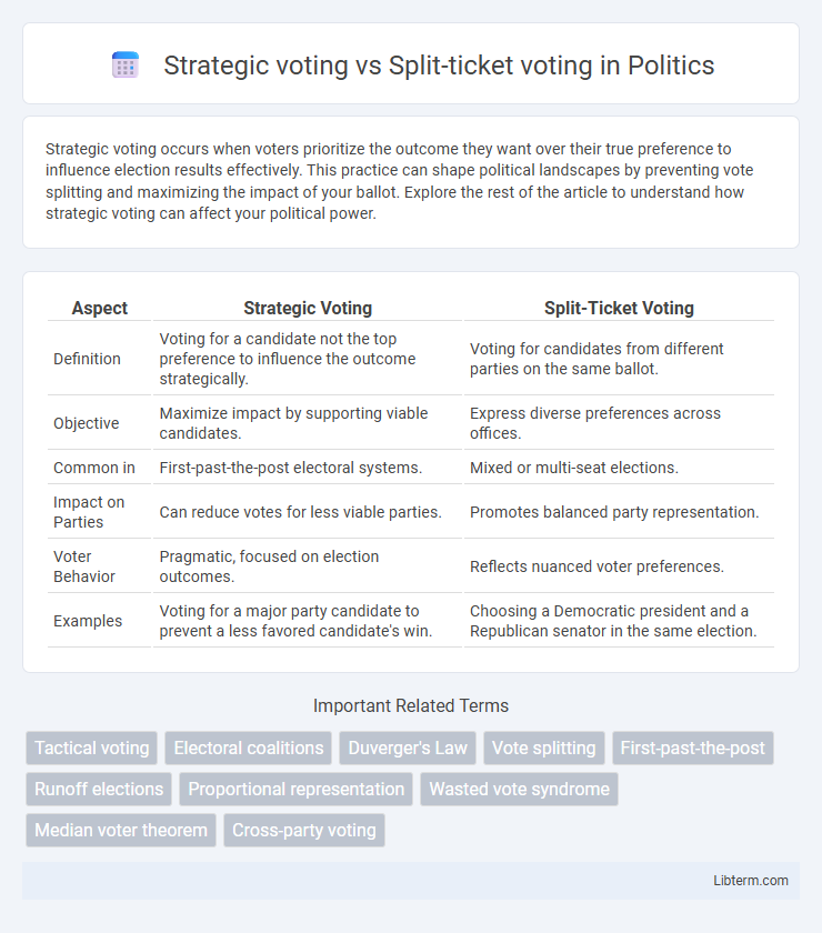 Split-ticket voting vs Strategic voting in Politics - What is The Difference?