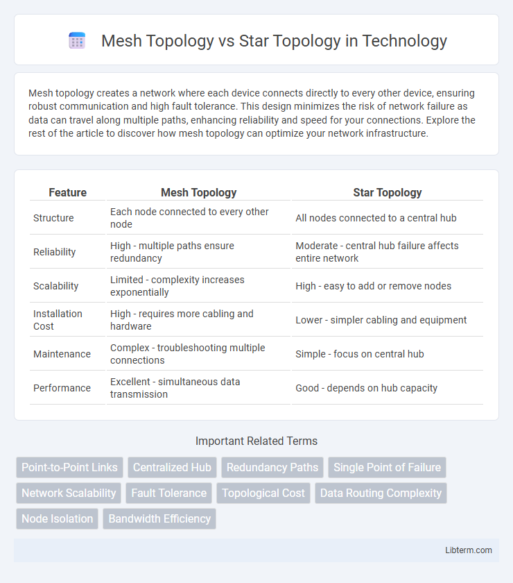 Star Topology vs Mesh Topology in Technology - What is The Difference?