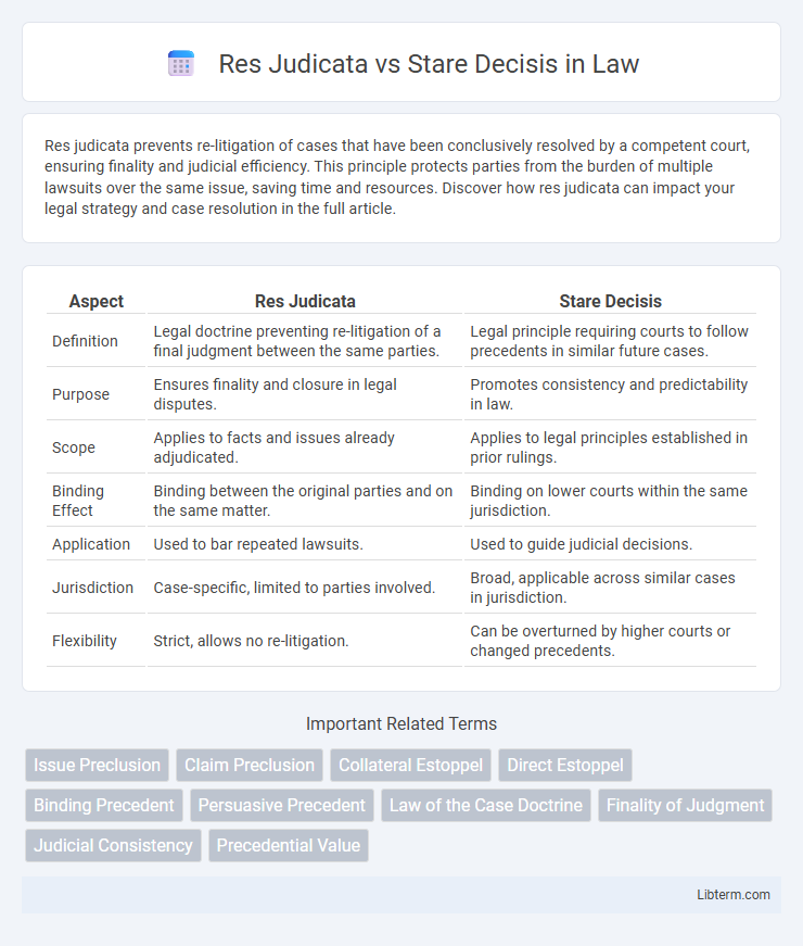 Stare Decisis vs Res Judicata in Law - What is The Difference?