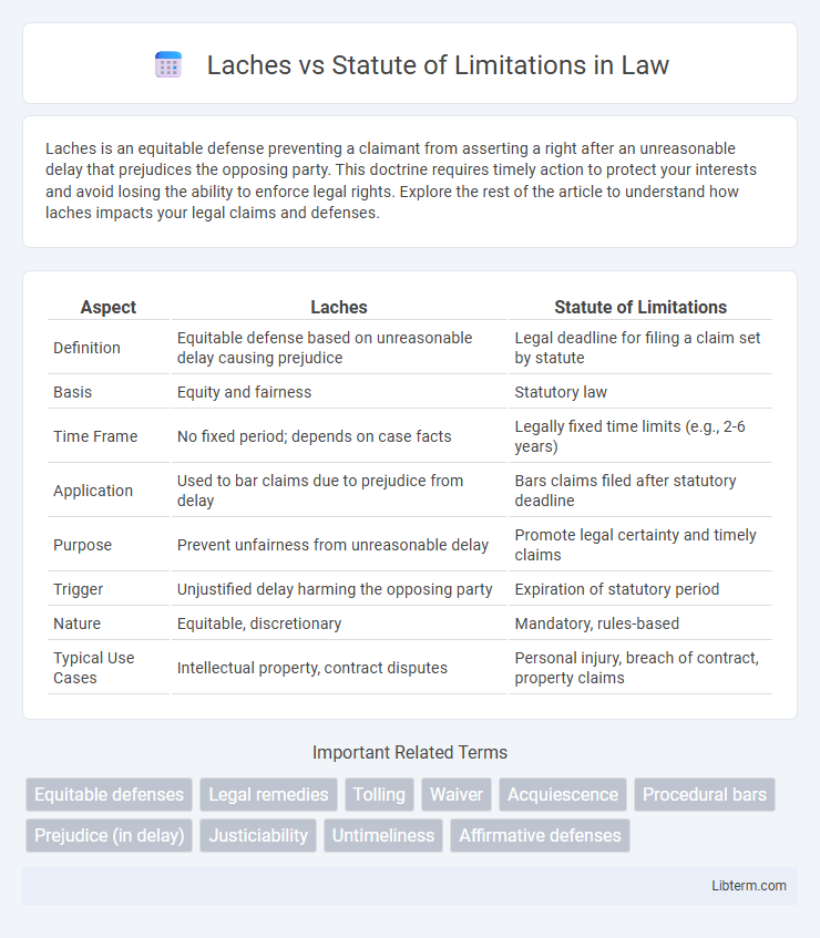Statute of Limitations vs Laches in Law - What is The Difference?