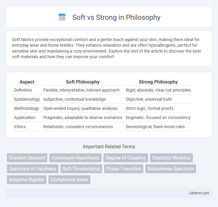 Strong vs Soft in Philosophy - What is The Difference?