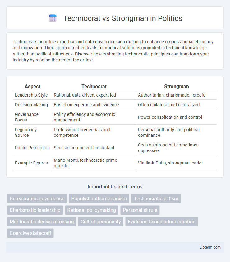 Strongman vs Technocrat in Politics - What is The Difference?