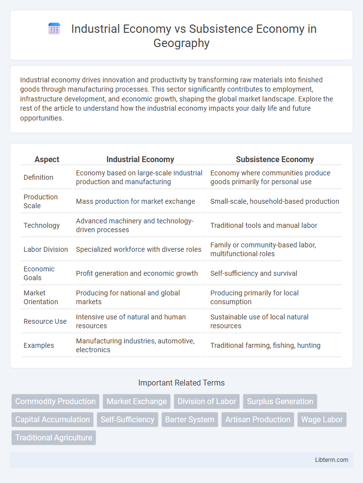 Subsistence Economy vs Industrial Economy in Geography - What is The Difference?